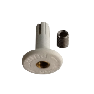 Plastic bolt with screw