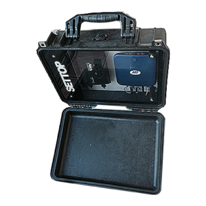 Waterproof case for monitoring