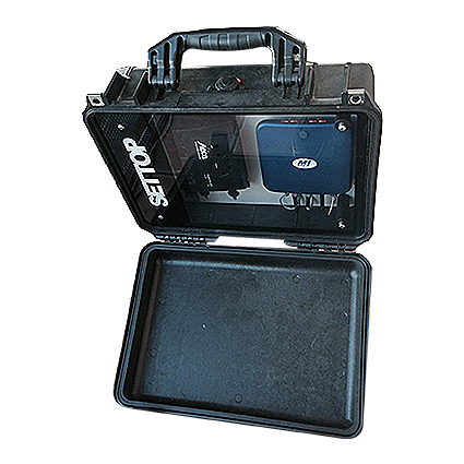 Waterproof case for monitoring
