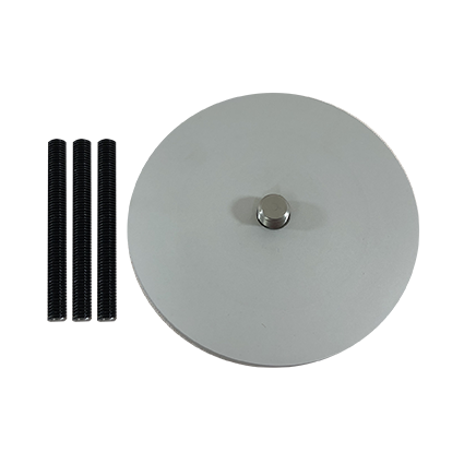 Aluminium platform for total station