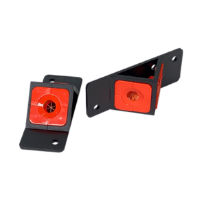 Double prism for monitoring for roads